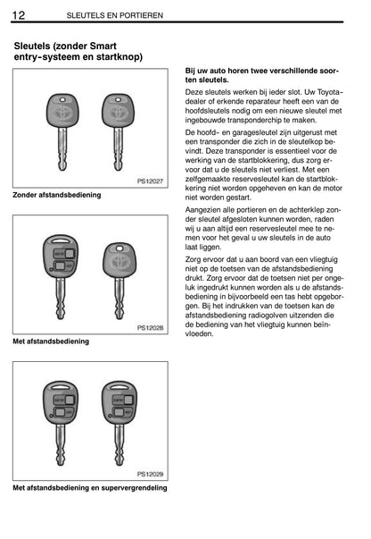 2011-2012 Toyota Yaris Gebruikershandleiding | Nederlands