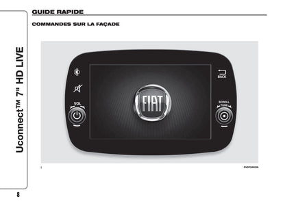 Fiat 500 & 500 Cabrio Uconnect Radio 7.0 Guide d'utilisation 2017 - 2018