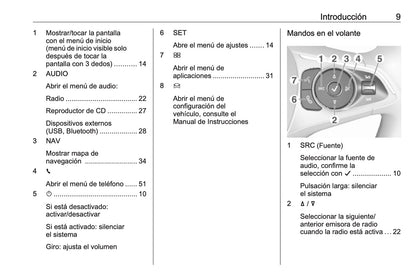 Opel Grandland X Manual de infoentretenimiento 2017 - 2020