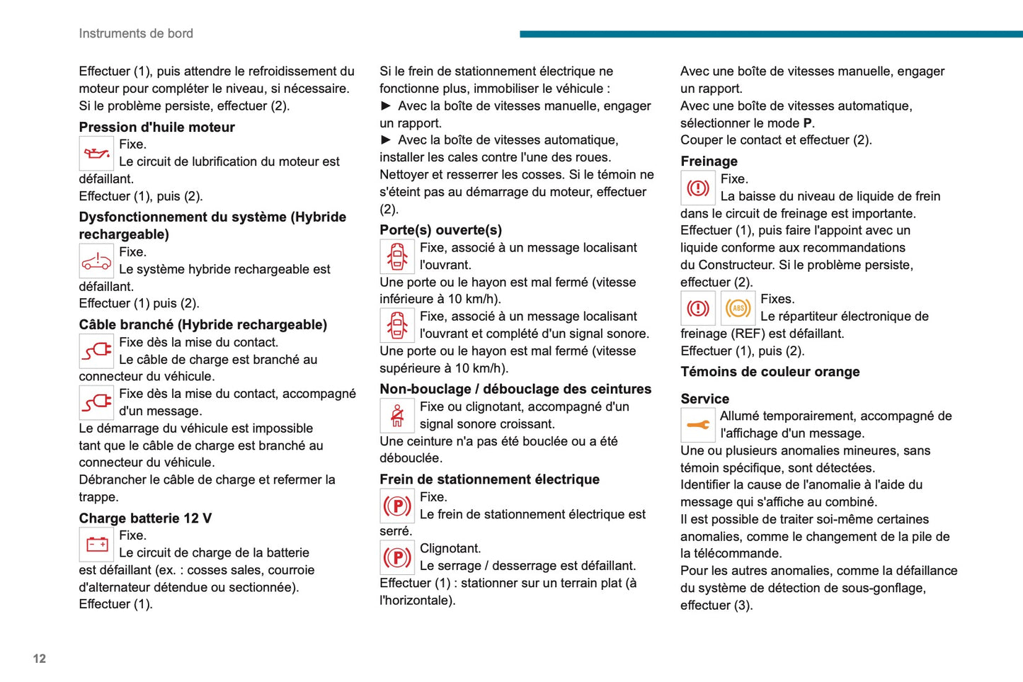 2020-2022 Peugeot 3008/5008/3008 Hybrid/3008 HYbrid4 Owner's Manual | French