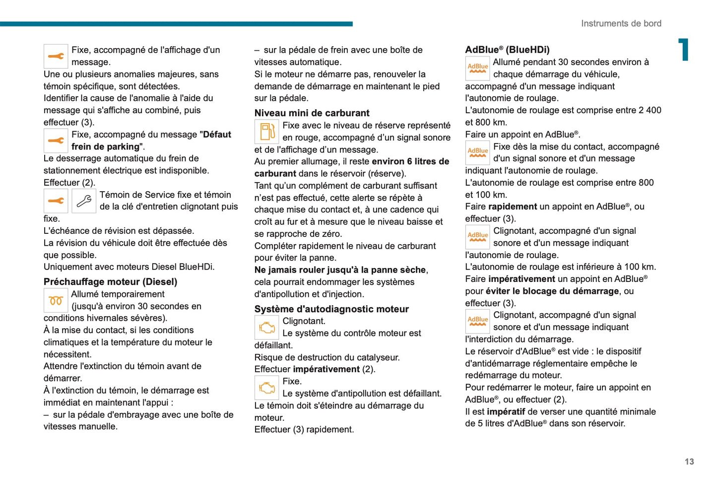 2020-2022 Peugeot 3008/5008/3008 Hybrid/3008 HYbrid4 Owner's Manual | French