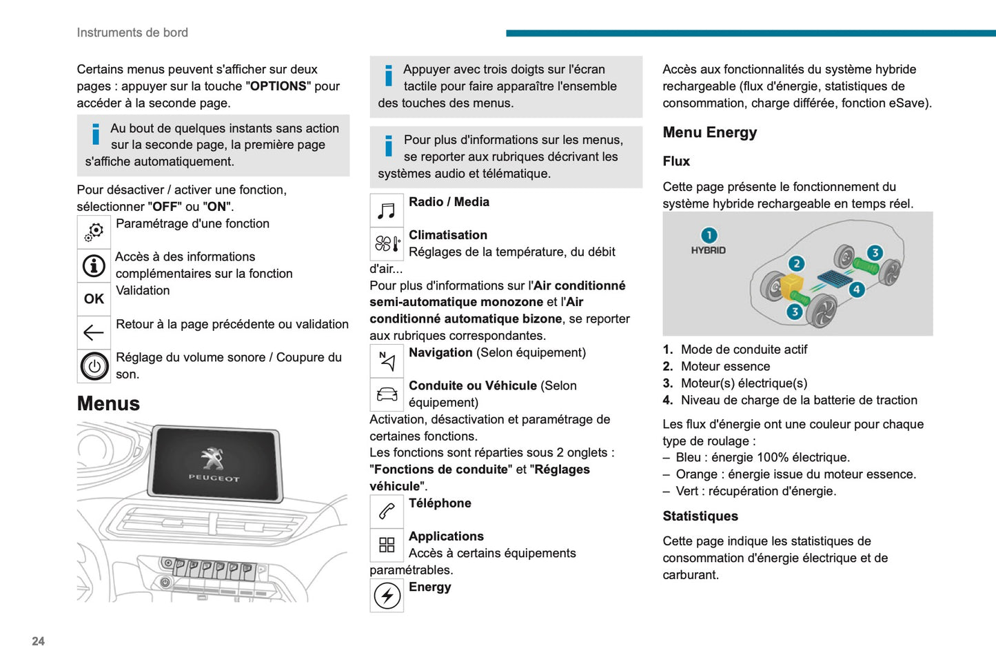 2020-2022 Peugeot 3008/5008/3008 Hybrid/3008 HYbrid4 Owner's Manual | French