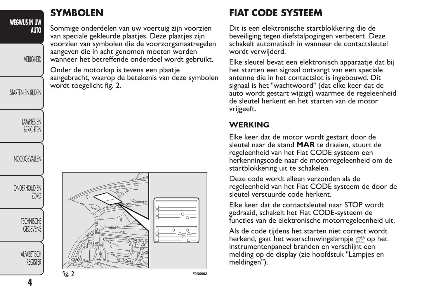 2013-2014 Fiat Ducato Euro 5 Owner's Manual | Dutch