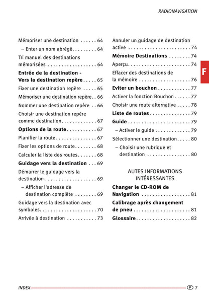 Seat Radio-Navigation Guide d'instructions