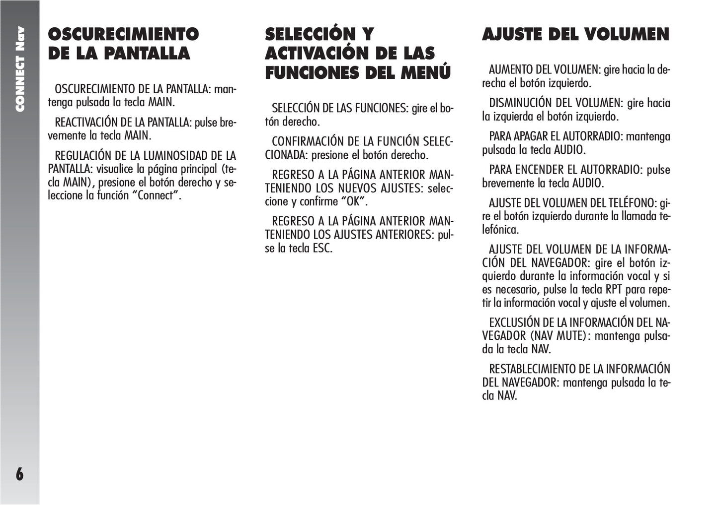 Alfa Romeo Connect / Connect Nav+ Instrucciones 2007 - 2011