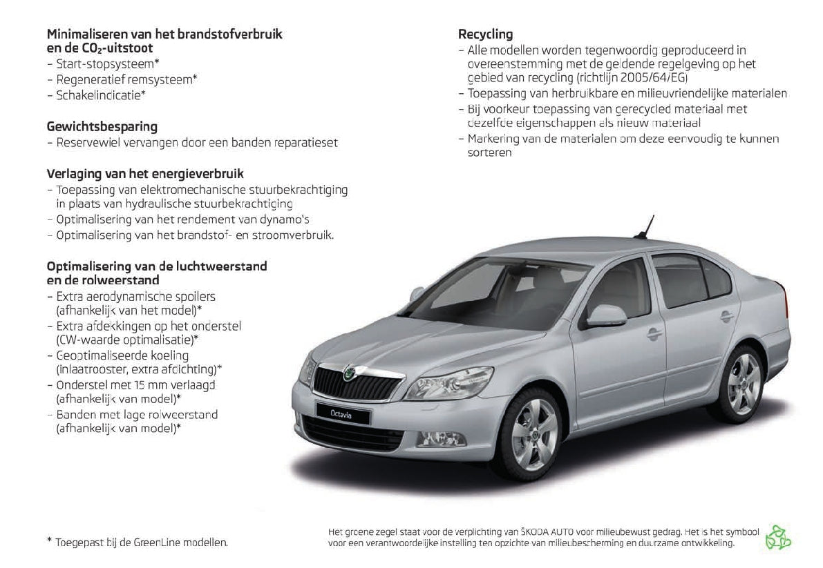 2012-2013 Skoda Octavia Gebruikershandleiding | Nederlands