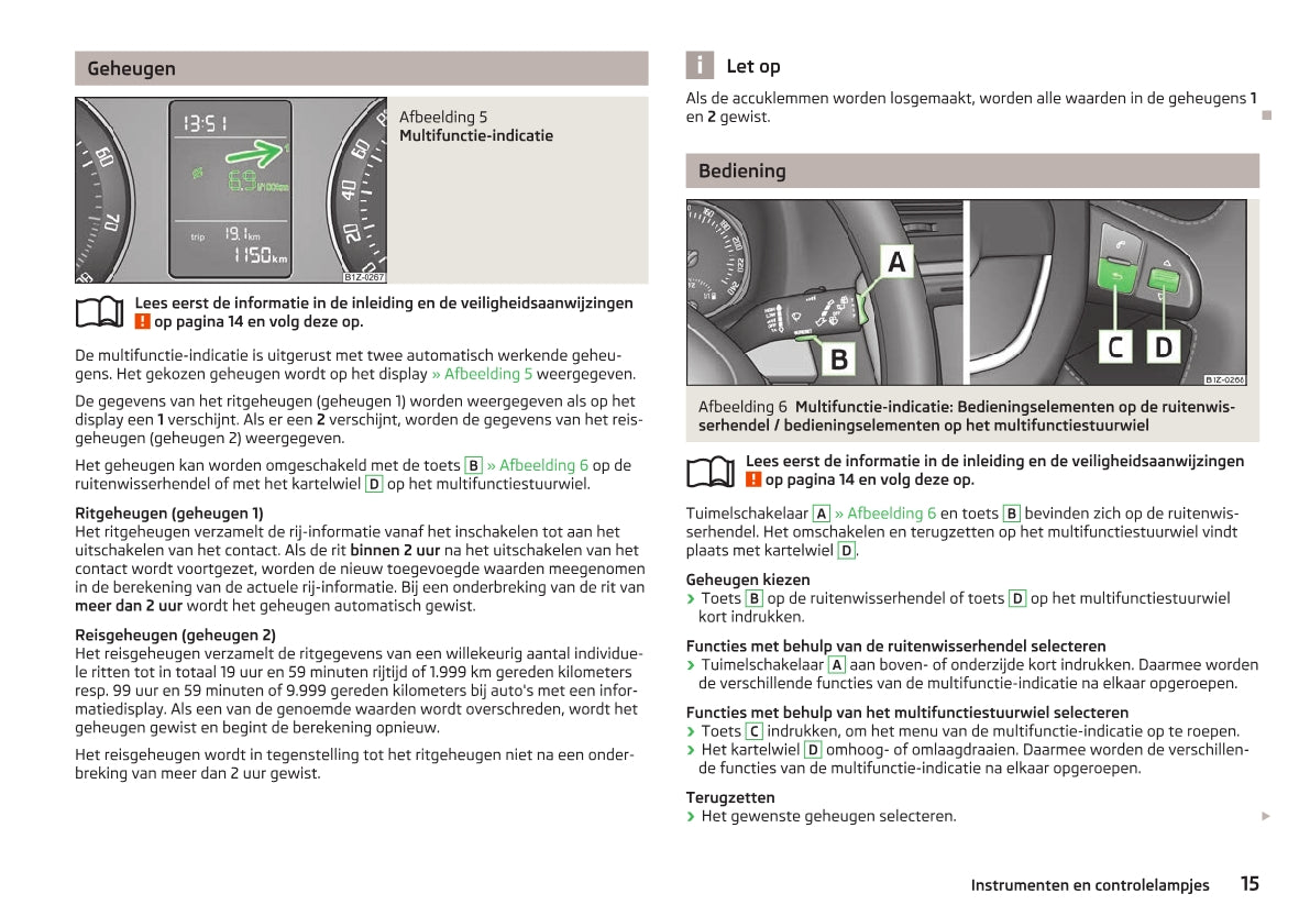 2012-2013 Skoda Octavia Gebruikershandleiding | Nederlands