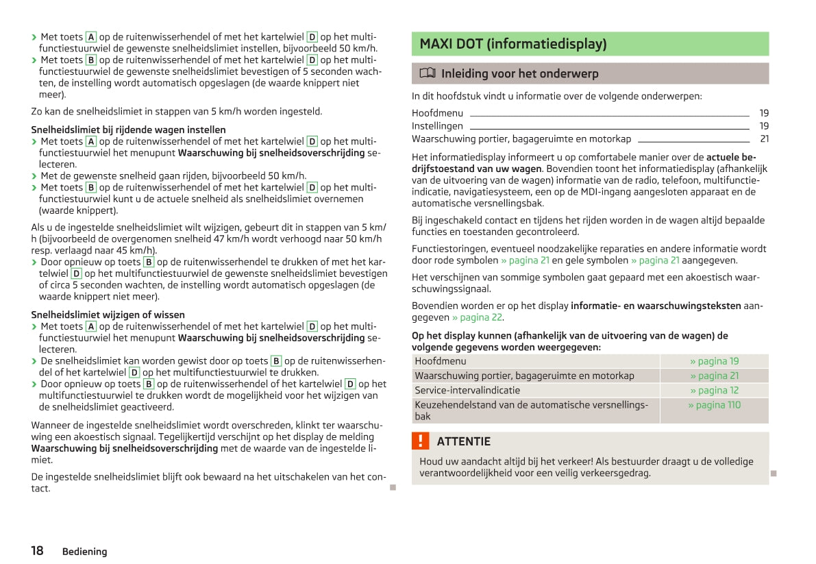 2012-2013 Skoda Octavia Gebruikershandleiding | Nederlands