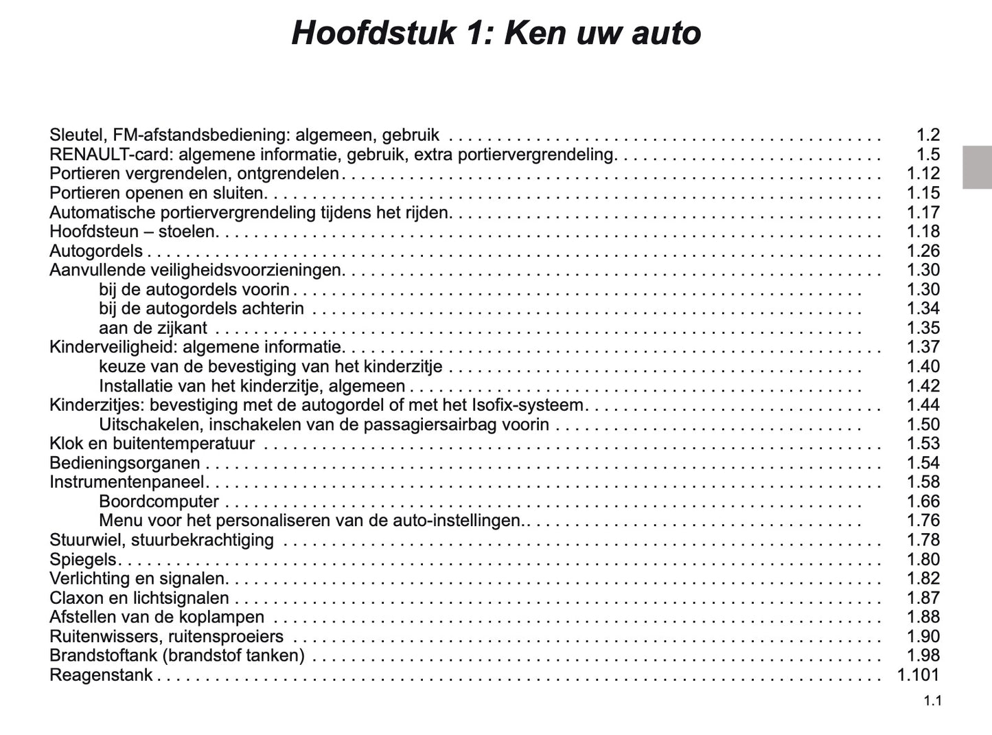 2019-2020 Renault Koleos Bedienungsanleitung | Niederländisch