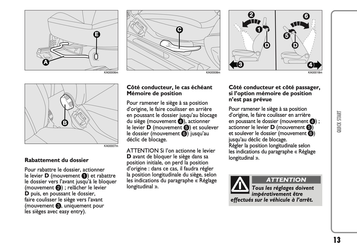 2010-2014 Ford Ka Gebruikershandleiding | Frans