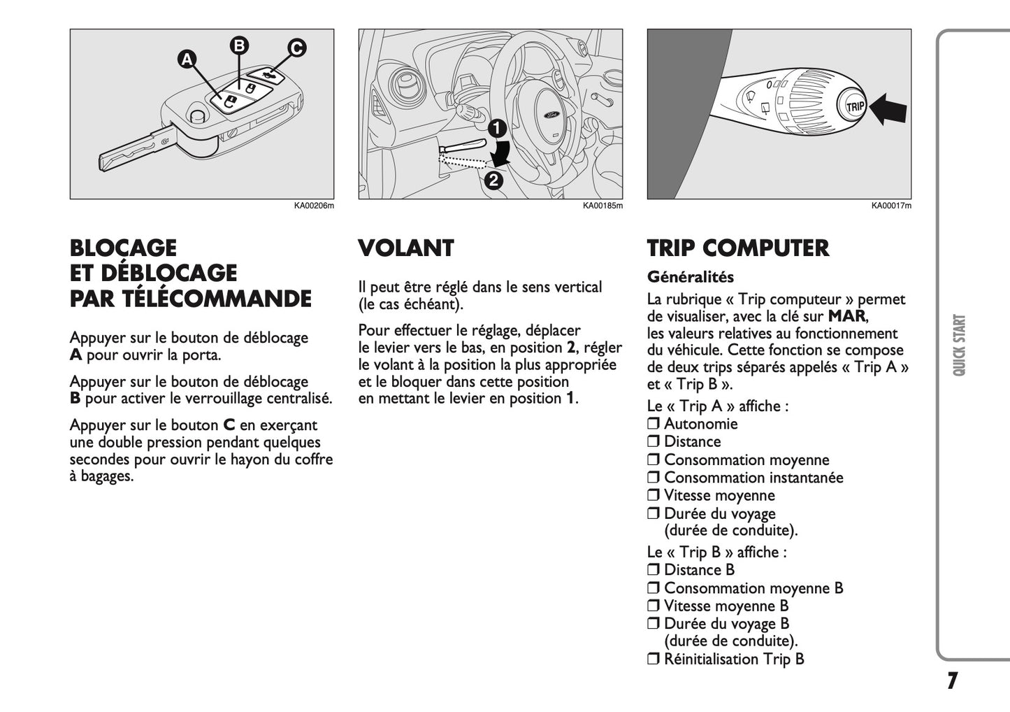 2010-2014 Ford Ka Manuel du propriétaire | Français