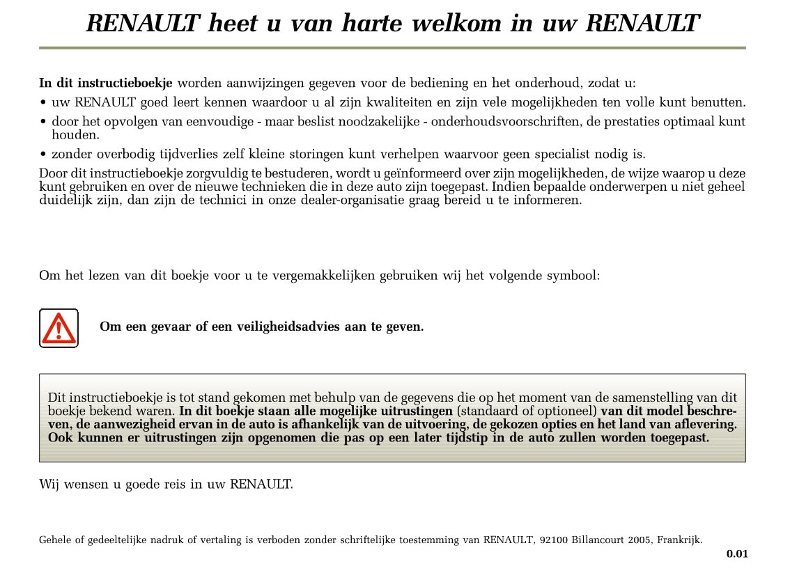 2005-2006 Renault Twingo Gebruikershandleiding | Nederlands