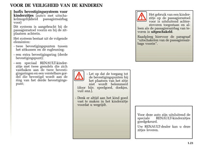 2005-2006 Renault Twingo Bedienungsanleitung | Niederländisch