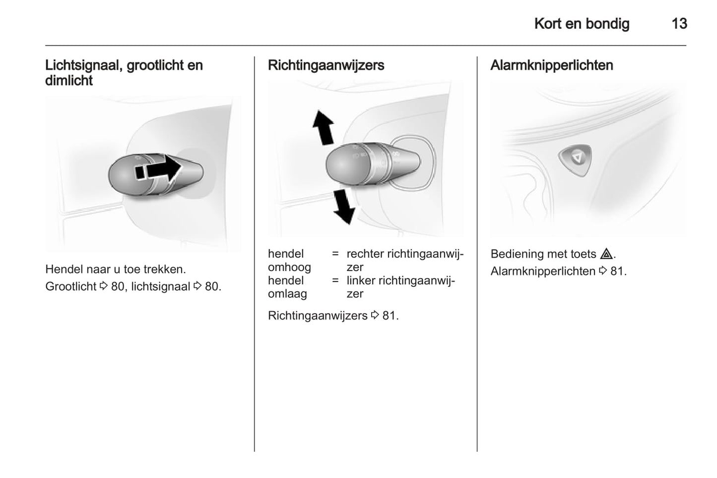 2013 Opel Vivaro Gebruikershandleiding | Nederlands