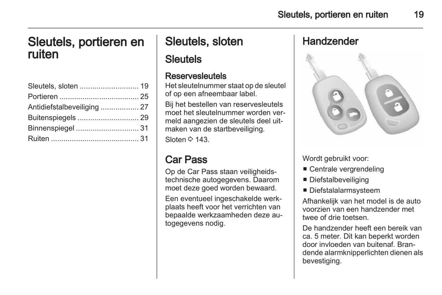 2013 Opel Vivaro Gebruikershandleiding | Nederlands