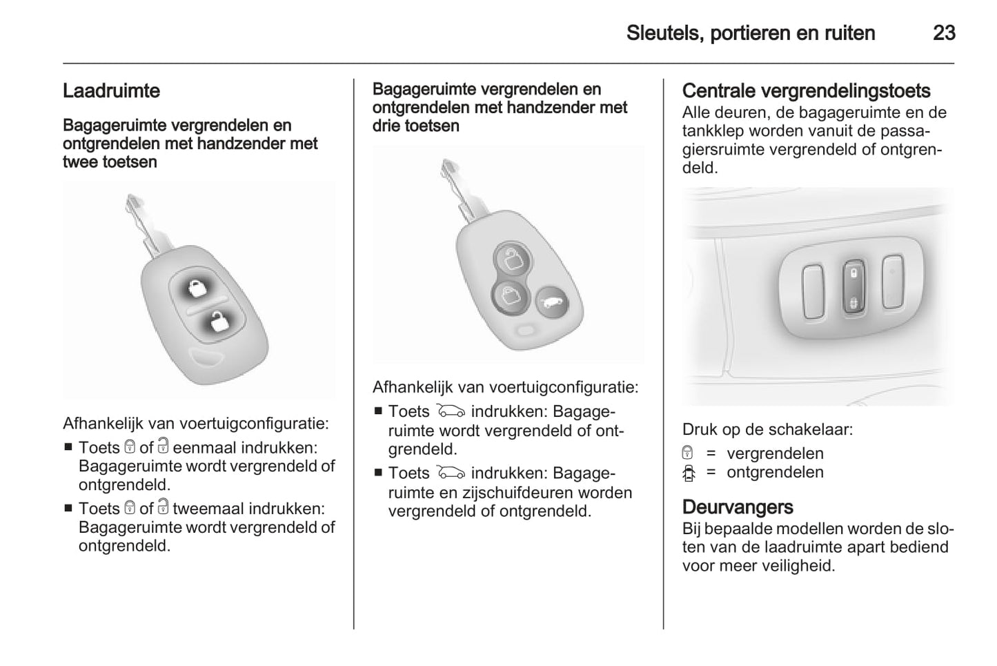 2013 Opel Vivaro Gebruikershandleiding | Nederlands