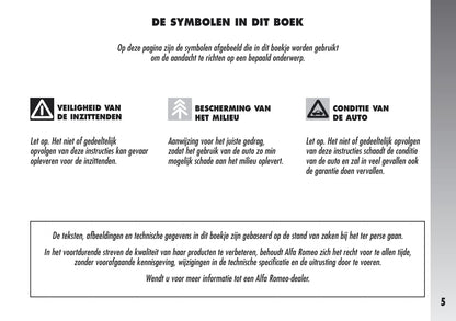 2003-2010 Alfa Romeo GT Gebruikershandleiding | Nederlands