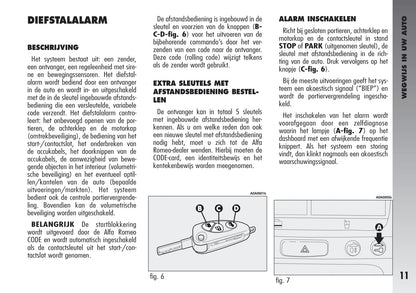 2003-2010 Alfa Romeo GT Owner's Manual | Dutch