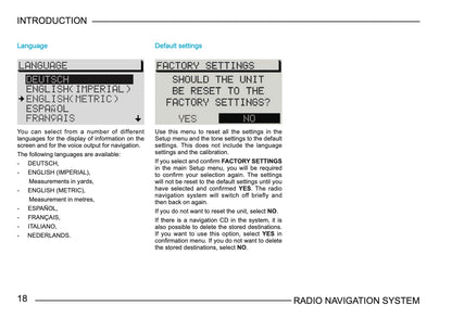 Skoda Radio Navigation System Manuel du propriétaire 2003