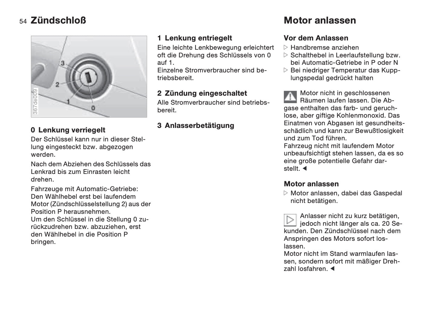 1997-1998 BMW Z3/Z3 M Bedienungsanleitung | Deutsch