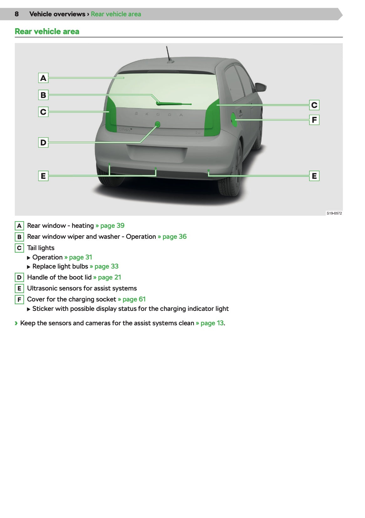 2019-2020 Skoda Citigo Manuel du propriétaire | Anglais