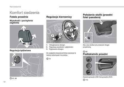 2013-2014 Peugeot 3008 Owner's Manual | Polish