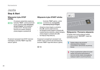 2013-2014 Peugeot 3008 Owner's Manual | Polish