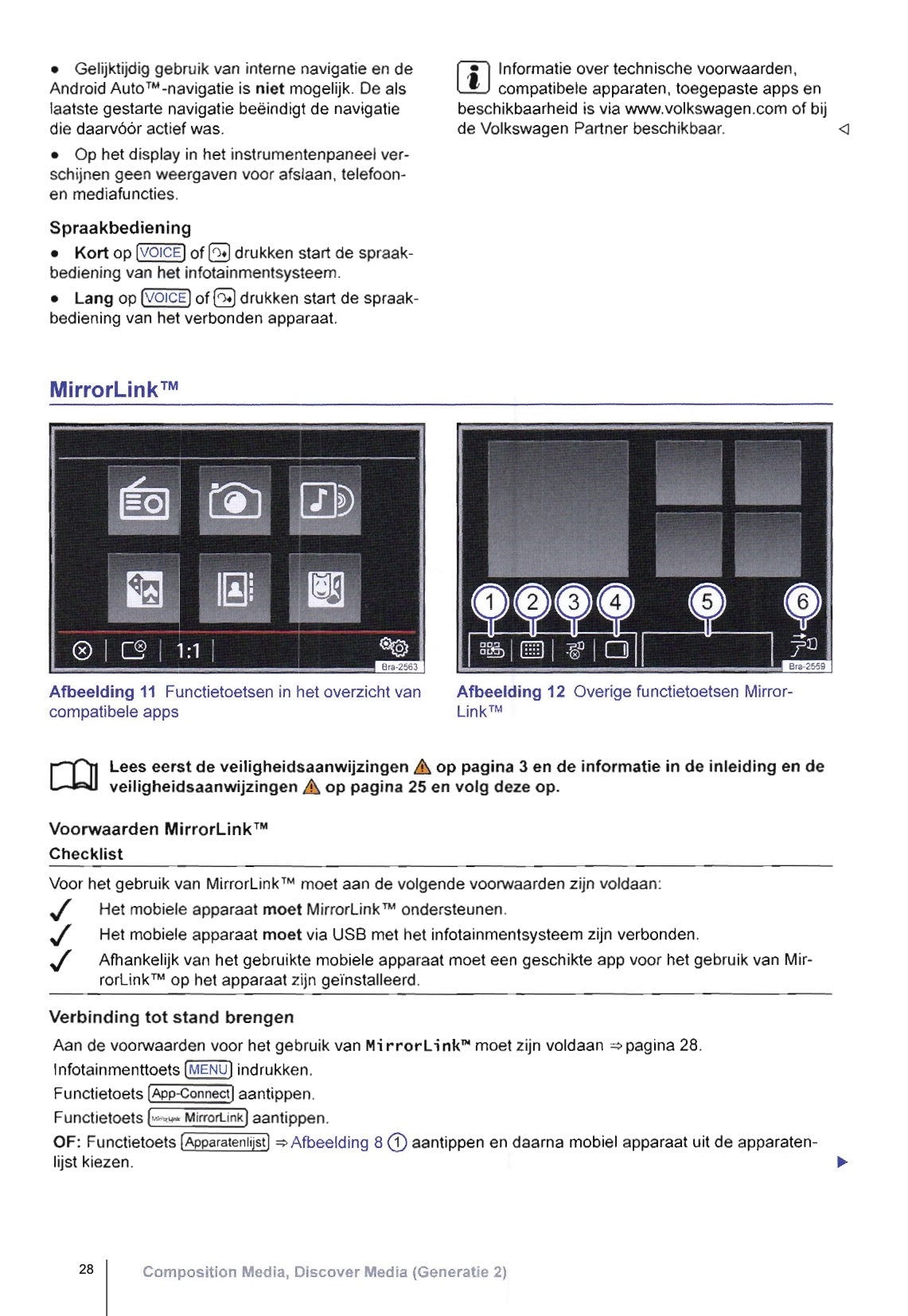 Volkswagen Composition Media, Discover Media (Generatie 2) Handleiding 2015