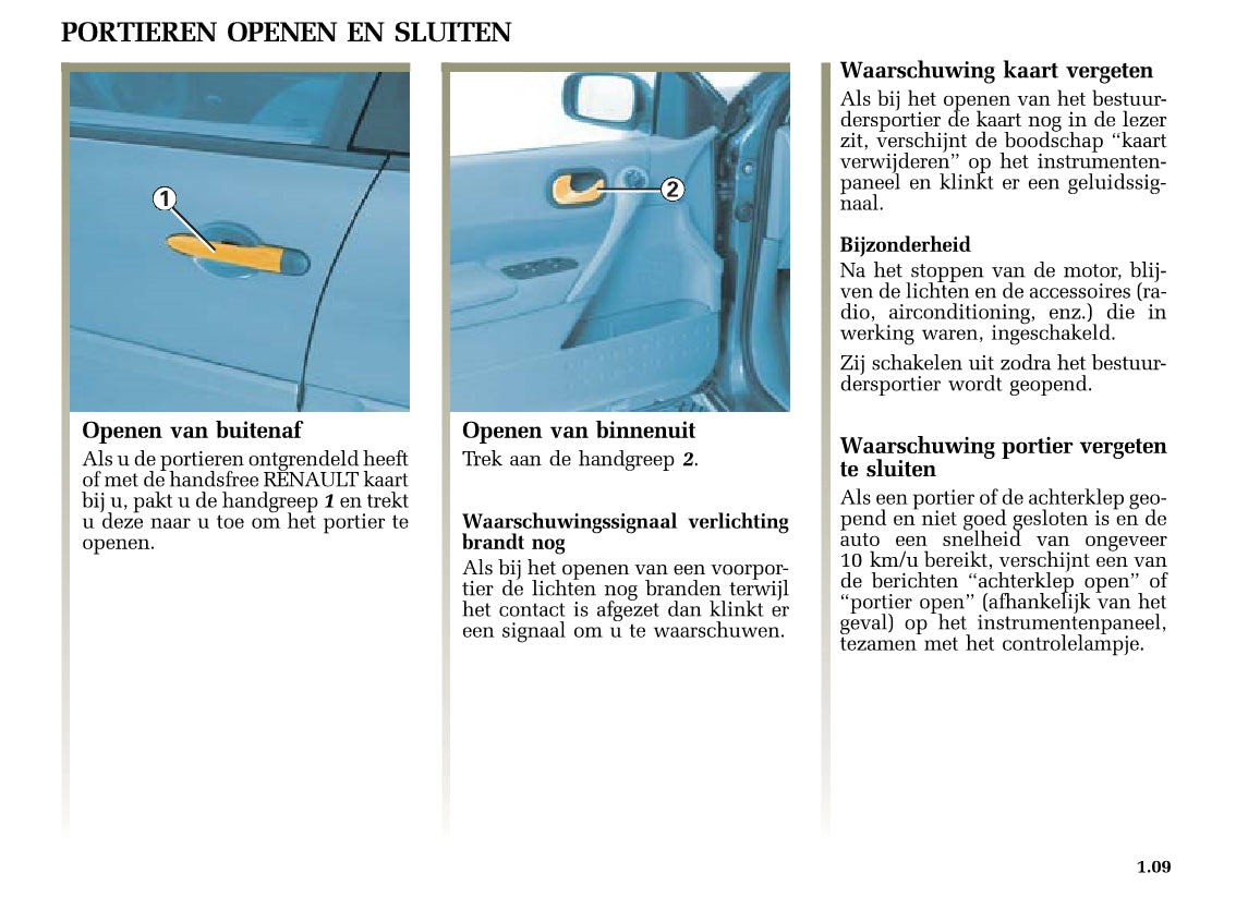 2003-2005 Renault Mégane Manuel du propriétaire | Néerlandais