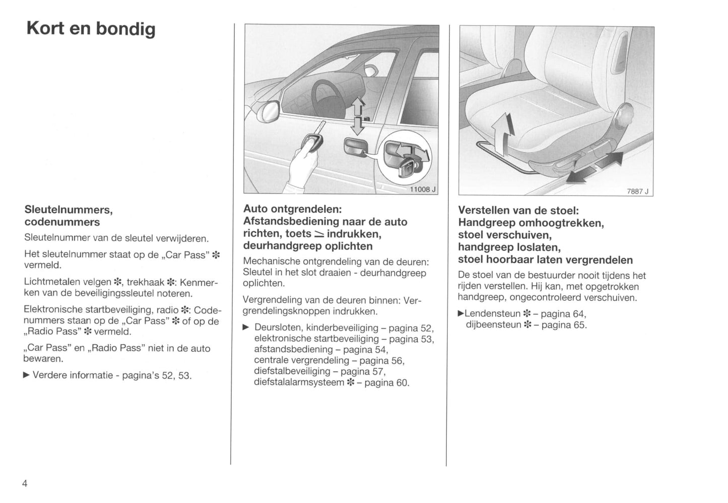 1995-1999 Opel Vectra Manuel du propriétaire | Néerlandais