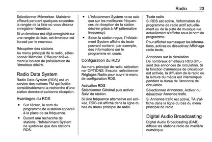 Opel Grandland X Guide de l'Infotainment 2017 - 2020