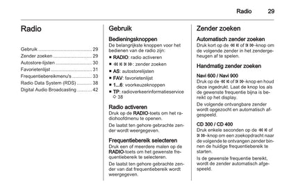 Opel Meriva Infotainment System Handleiding 2010 - 2014