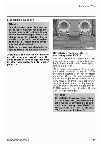 1999-2002 Seat Ibiza Bedienungsanleitung | Niederländisch