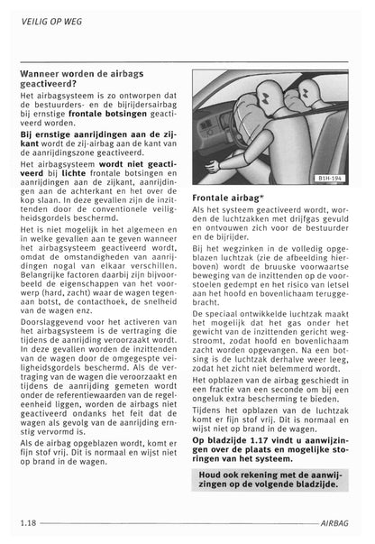 1999-2002 Seat Ibiza Bedienungsanleitung | Niederländisch