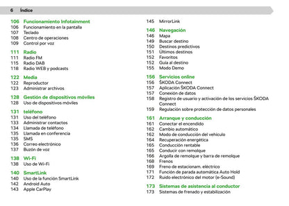 2020-2021 Skoda Enyaq iV Owner's Manual | Spanish