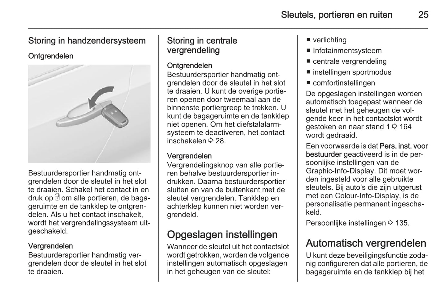 2015 Opel Zafira Tourer Bedienungsanleitung | Niederländisch