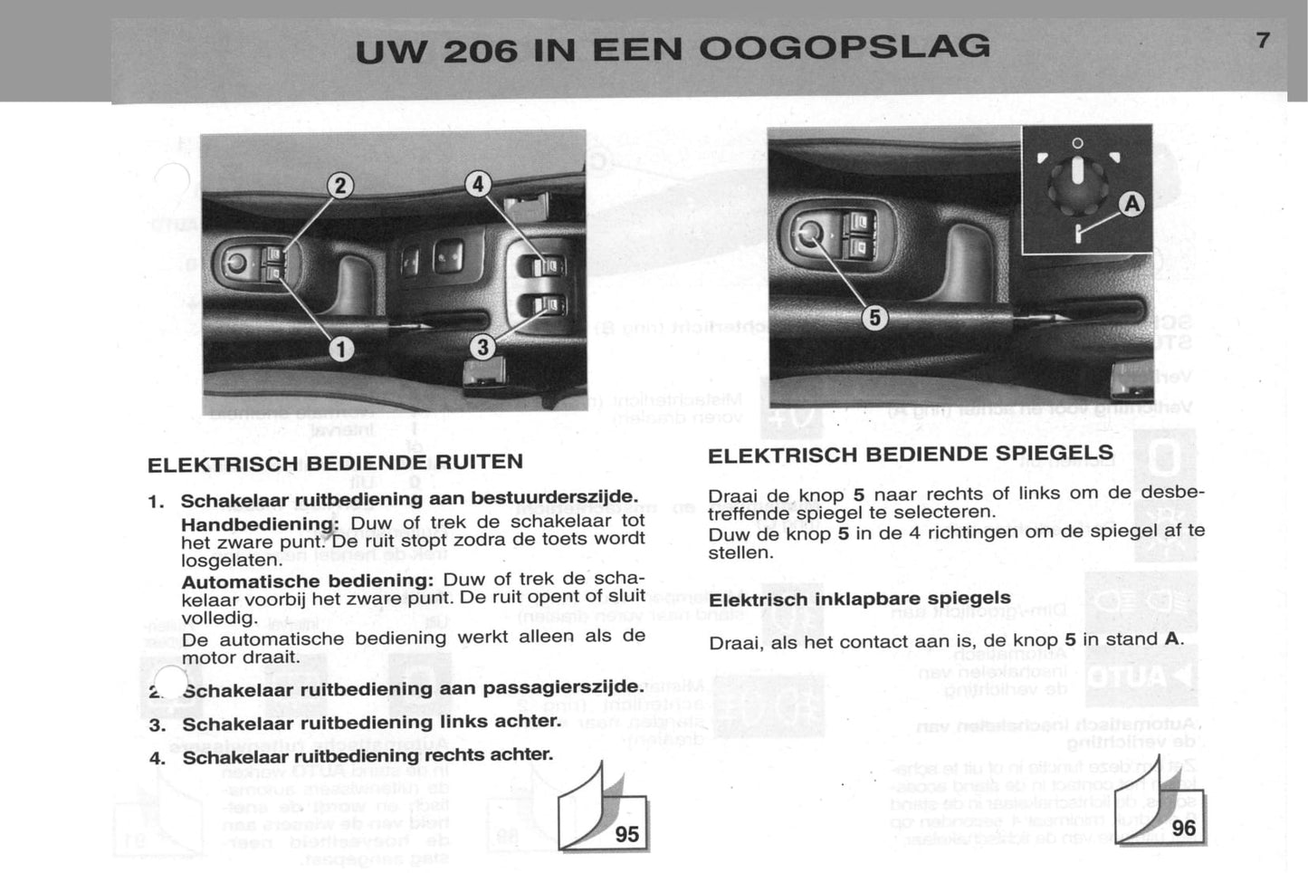 2002-2003 Peugeot 206/206 SW Gebruikershandleiding | Nederlands