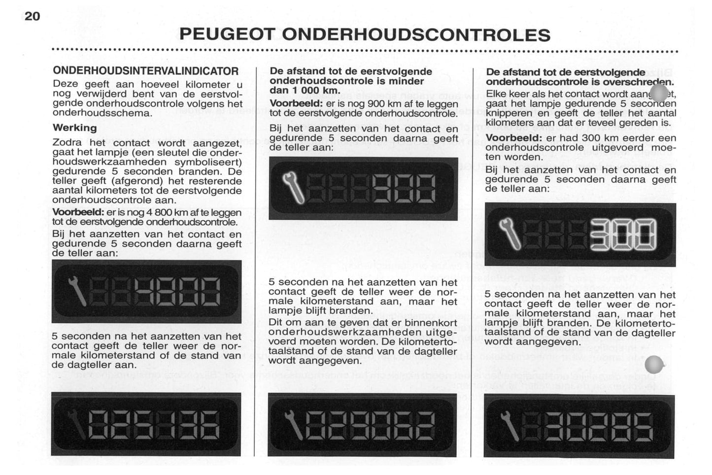 2002-2003 Peugeot 206/206 SW Owner's Manual | Dutch