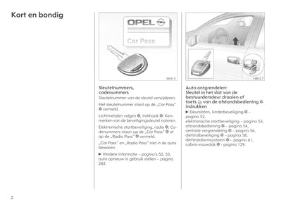 2000-2005 Opel Astra Manuel du propriétaire | Néerlandais