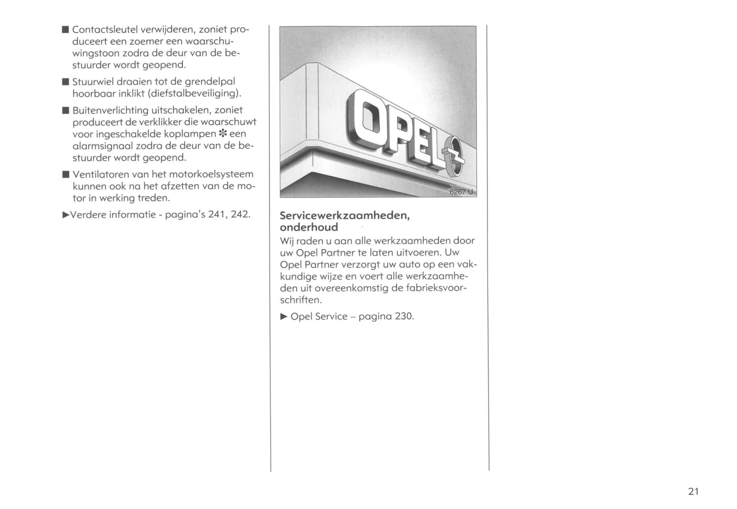 2000-2005 Opel Astra Bedienungsanleitung | Niederländisch