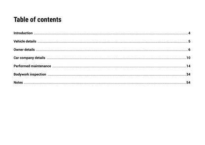 Warranty & Maintenance Owner's Manual