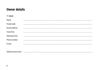 Warranty & Maintenance Owner's Manual