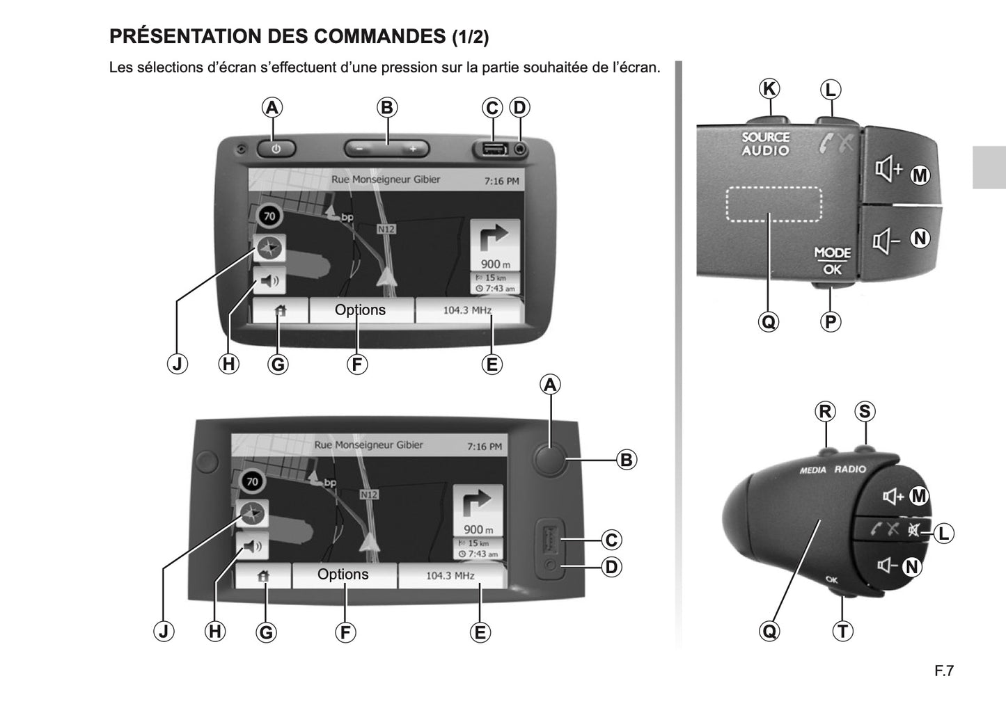 Renault Media-Nav Guide d'utilisation