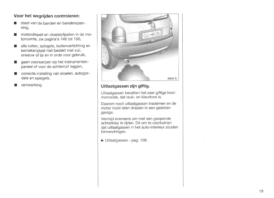 1998-2000 Opel Corsa Owner's Manual | Dutch