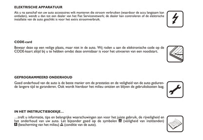 2010-2011 Fiat Idea Bedienungsanleitung | Niederländisch