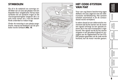 2010-2011 Fiat Idea Owner's Manual | Dutch