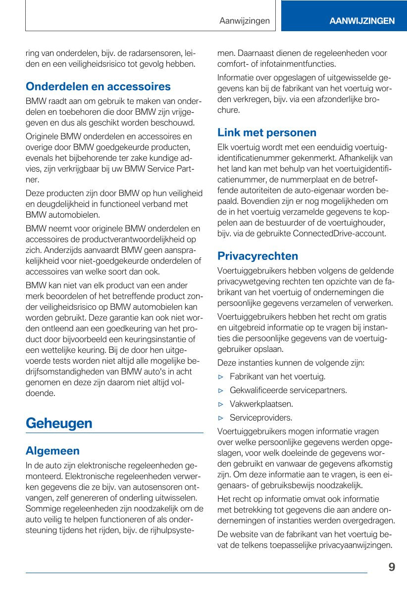 2021 BMW X3 Bedienungsanleitung | Niederländisch