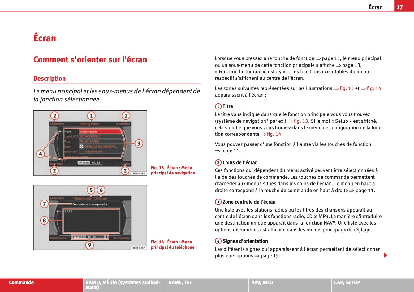 Seat Media System E Guide d'instructions