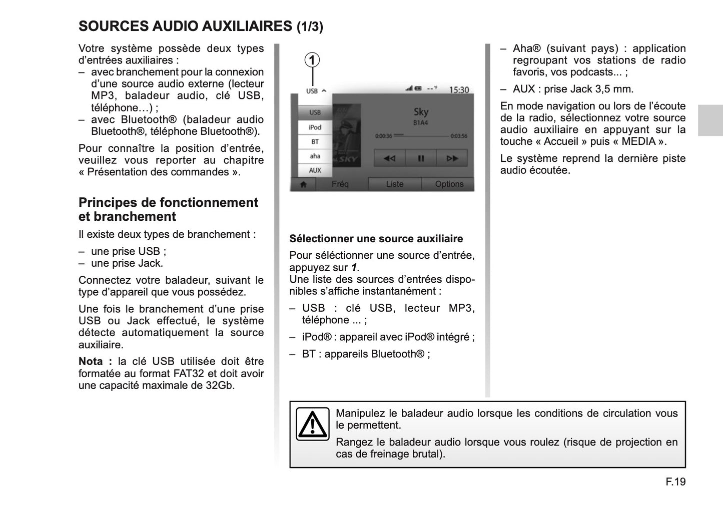 Renault Media-Nav Evolution Guide d'utilisation 2015