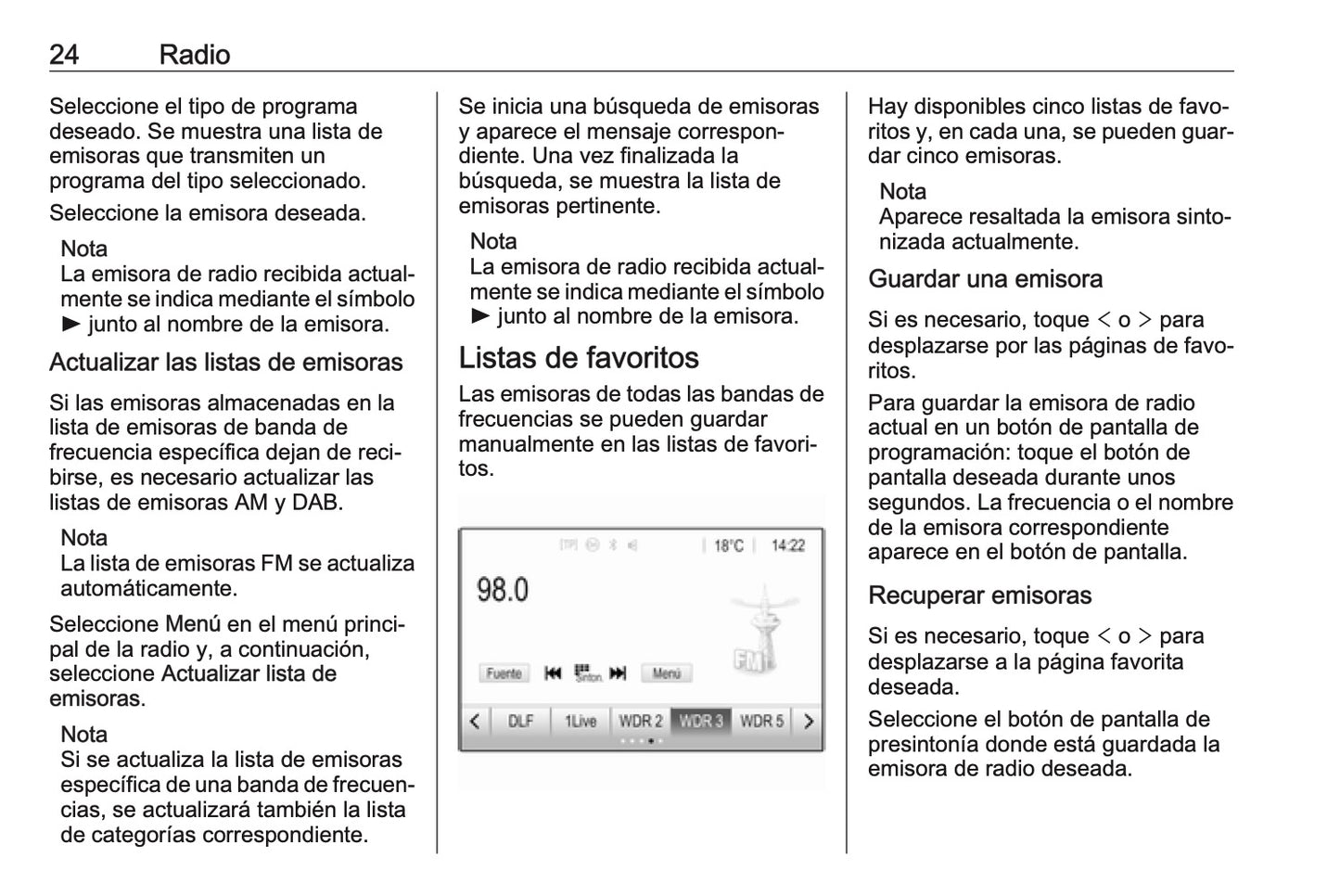 Opel Adam Manual de infoentretenimiento 2017 - 2019